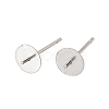 304 Stainless Steel Stud Earring Findings STAS-D370-02P-03-1