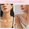 16Pcs 4 Styles Brass Pendants KK-ME0001-21-5