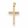 304 Stainless Steel Pendants STAS-E439-77G-2