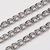 Non-Tarnish 3.28 Feet 304 Stainless Steel Twisted Chains Curb Chains X-CHS-L015-26-1