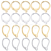 SUNNYCLUE 80Pcs 4 Style 304 Stainless Steel Leverback Earring Findings STAS-SC0005-85-1