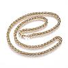 304 Stainless Steel Wheat Chain Necklaces NJEW-D285-13-2