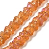Electroplate Glass Beads Strands EGLA-Q127-A02-01D-1