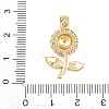 Valentine's Day Brass Micro Pave Clear Cubic Zirconia Pendants KK-D258-07G-07-3
