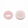 Natural Rose Quartz Cabochons G-R416-6mm-48-2