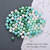 400Pcs 4 Colors Opaque Acrylic Beads MACR-SZ0001-79B-2
