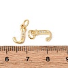 Brass Micro Pave Cubic Zirconia Charms KK-I382-03G-J-3