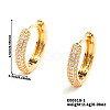 Luxury Fashionable Brass Hoop Earrings YV3496-1-2