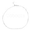 Adjustable Electroplate Brass Venetian Chain Necklace X-MAK-L028-02P-2