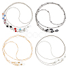 4Pcs 4 Styles Iron & Alloy Eyeglasses Chains AJEW-CN0002-75A-1