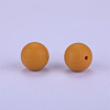 Round Silicone Focal Beads SI-JX0046A-36-2