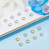 160Pcs 2 Colors Brass Split Rings KK-BBC0023-08A-4