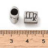 Oval with Constellation 304 Stainless Steel Beads STAS-E215-05AS-06-3