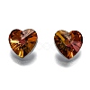 Electroplate Glass Charms X-G030V10mm-001CP-2
