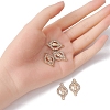 Religion Alloy Connector Charms with Crystal Rhinestone FIND-YW0003-47-6