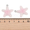 Transparent Resin Pendants RE-CBAF00C-10-4