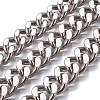 Tarnish Resistant 201 Stainless Steel Curb Chain CHS-P007-05P-1