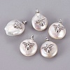 Natural Cultured Freshwater Pearl Pendants X-PEAR-F008-37P-1