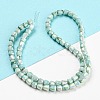 Electroplate Glass Beads Strand GLAA-G088-03-01B-2