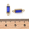 Birthstone 304 Stainless Steel Rhinestone Connector Charms STAS-L022-576G-06-3