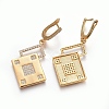 Brass Micro Pave Cubic Zirconia Jewelry Sets SJEW-F189-07G-4