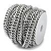 Tarnish Resistant 304 Stainless Steel Cuban Link Chains CHS-E030-04B-P-3