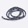Electroplate Glass Beads Strands EGLA-R048-2mm-02-2