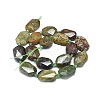 Natural Green Garnet Beads Strands G-O179-F09-2