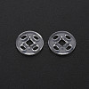 Transparent Resin Snap Fasteners BUTT-N018-008-01-8