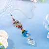 1Pc Wire Wrapped Alloy & Natural Mixed Stone Chips Tree of Life Hanging Suncatchers HJEW-TA0001-45C-4