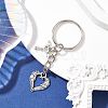 Valentine's Day Heart Alloy Pendant Keychain KEYC-JKC00625-03-2