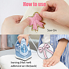 12Pcs 6 Styles Sequin Embroidery Cloth Iron On Patches PATC-DC0001-08-5