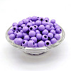 Opaque Acrylic European Beads Beads SACR-ZX012-17F-1