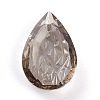 Embossed Glass Rhinestone Pendants GLAA-J101-05B-001SA-3