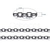 Brass Cable Chains CHC-034Y-B-NF-6