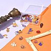 30Pcs 15 Styles Alloy Enamel Pendants ENAM-FS0001-90-10