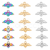 Unicraftale 18Pcs 3 Colors 304 Stainless Steel Pendant Rhinestone Settings STAS-UN0044-61-1