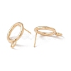 304 Stainless Steel Stud Earring Findings X-STAS-P308-02B-G-2