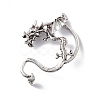 Alloy Dragon Stud Earrings EJEW-C046-03AS-2