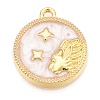 Alloy Enamel Pendants X1-ENAM-T021-03F-1