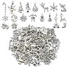 100Pcs 20 Styles Tibetan Style Alloy Pendants FIND-YW0005-44-1