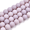 Opaque Glass Beads Strands X-GLAA-T032-P8mm-MD07-1