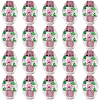 20Pcs Handmade Foil Glass Lampwork Beads LAMP-PA0001-63B-1