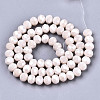 Electroplate Glass Beads Strands X-EGLA-A034-P8mm-A19-2