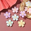 20Pcs 5 Colors Translucent Resin Cabochons OHAR-YW0001-01-5