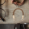 CutHollow 2Pcs Braided Round PU Leather Bag Straps Bag Handles FIND-CL0001-02A-3
