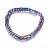 Magnetic Synthetic Hematite Beads Strands G-G826-05E-4mm-2