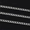 Tarnish Resistant 201 Stainless Steel Cuban Link Chains CHS-L020-008P-1