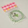 Lovely Wedding Dress Angel Bracelets for Kids BJEW-JB00727-14-3