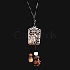 Alloy & Resin & Wood & Walnut Pendant Necklaces for Women FS-WGF26A9-05-1